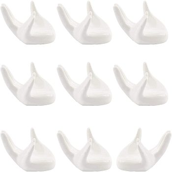 Porcelain Display Decorations, Hand, White, 8x4x4.5cm