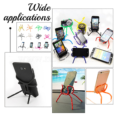 Resin Multi-Function Portable Spider Flexible Grip Phone Holder(AJEW-WH0323-10A)-6