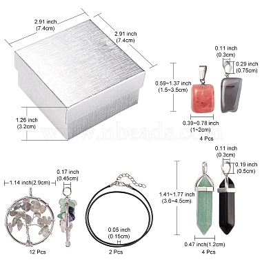 Kit de fabricación de collar de piedras preciosas de diy(DIY-FS0003-53)-5