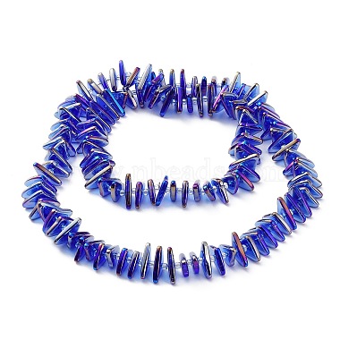 Electroplate Transparent Glass Beads Strands(EGLA-R114-01D)-2