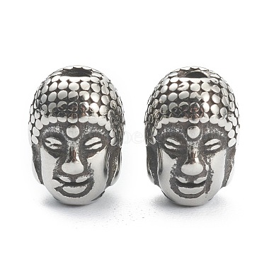 Antique Silver Human 304 Stainless Steel Beads