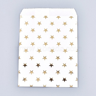 Star Pattern Eco-Friendly Kraft Paper Bags(AJEW-M207-G01-03)-2