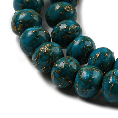 Dyed Synthetic Turquoise Beads Strands(G-B070-C01-01)-4