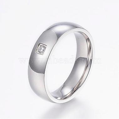 304 Stainless Steel Wide Band Rings(RJEW-G082-02)-2