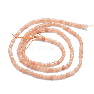 Natural Sunstone Beads Strands(G-P457-B01-20)-3