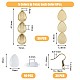 DIY Blank Teardrop Dome Earring Making Kit(DIY-DC0004-52)-2