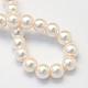 Baking Painted Pearlized Glass Pearl Round Bead Strands(HY-Q003-6mm-41)-4