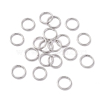 Non-Tarnish 304 Stainless Steel Open Jump Rings, Saw Cut Round, Stainless Steel Color, 12x1.4mm, Inner Diameter: 9.4mm(STAS-C040-01C-P)