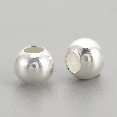 Perles 925 en argent sterling(STER-S002-12-3mm)-2