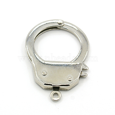 304 Stainless Steel Handcuff Clasps(STAS-D009-02)-1