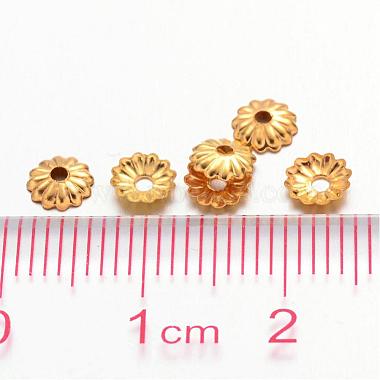 Golden Iron Flower Bead Caps(X-IFIN-D023-G)-3