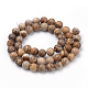Chapelets de perles en jaspe avec images naturelles(G-S259-27-10mm)-2