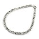 Fashionable 304 Stainless Steel Rope Chain Bracelet Making(X-STAS-A028-B054P)-1