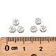 Rack Plating Brass Rhinestone Bead Spacers(RB-D303-S)-2