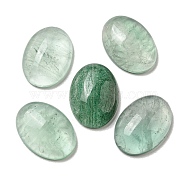 Natural Green Fluorite Cabochons, Oval, 18x13x5~5.5mm(G-C115-01A-09)