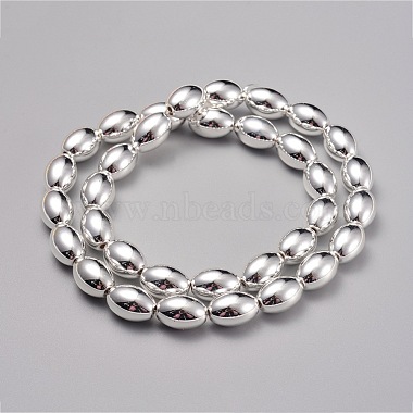 12mm Oval Non-magnetic Hematite Beads