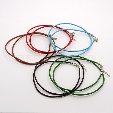 Mixed Color Leather Necklace Making