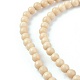 Natural Fossil Beads Strands(G-E110-4mm-2)-2