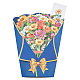3D Flower Pop Up Paper Greeting Card(AJEW-WH0248-36A)-1