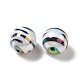 Placage uv perles acryliques irisées arc-en-ciel opaques(PACR-D069-01)-4