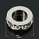 Brass Rhinestone Spacer Beads(RB-H253-8x2.5mm-12)-1