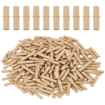 200Pcs Memo Paper, Message Scrolls, for Wishing Bottles Accessories, BurlyWood, 60x25x0.1mm