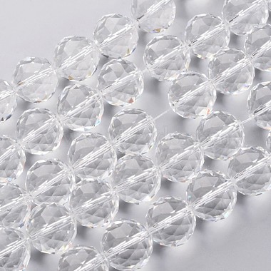20mm Clear Round Glass Beads