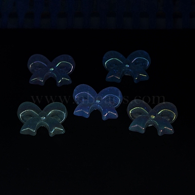 UV Plating Luminous Transparent Acrylic Beads(OACR-P010-07B)-4