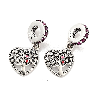 Heart Sterling Silver Dangle Charms