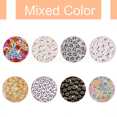 Cheriswelry 940Pcs 8 Style Acrylic Beads(TACR-CW0001-03)-3