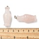 Natural Rose Quartz 3D Pendants(G-K385-10P-02)-3