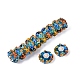 3D Lampwork & Brass Core European Beads(LAMP-Q042-01A)-2