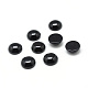 Dyed & Heated Natural Black Agate Gemstone Cabochons(G-T020-12mm-11)-1