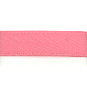 Double Face Satin Ribbon, Polyester Ribbon, Hot Pink, 1/8 inch(3mm), about 880yards/roll(804.672m/roll)