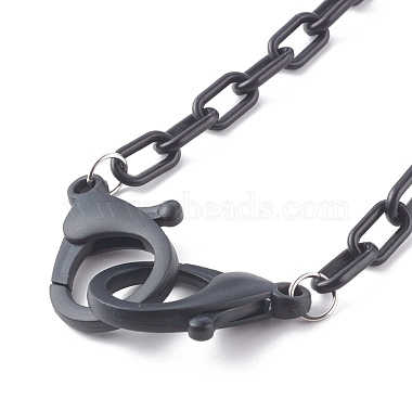 Personalized Opaque Acrylic Cable Chain Necklaces(NJEW-JN03432-12)-2