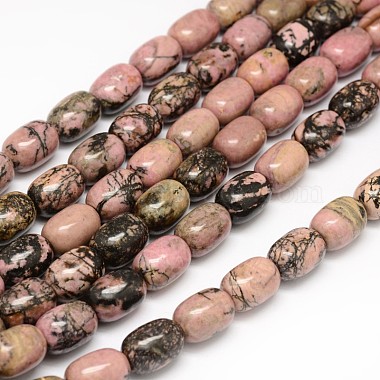 16mm Barrel Rhodonite Beads