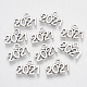 Tibetan Style Alloy Charms(X-TIBE-T010-36AS-RS)-1