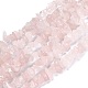 Chapelets de perles en quartz rose naturel(G-G011-14)-1