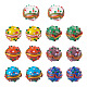 14 St&uuml;ck 7 Farben handgefertigte Lampwork-Perlen(LAMP-TA0002-42)-2