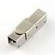 Smooth Surface 201 Stainless Steel Watch Band Clasps(STAS-R063-89)-2