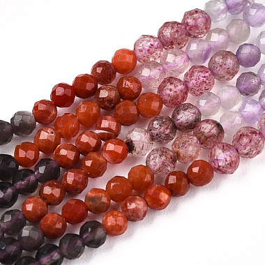 Natural & Synthetic Mixed Gemstone Beads Strands(G-D080-A01-03-21)-4