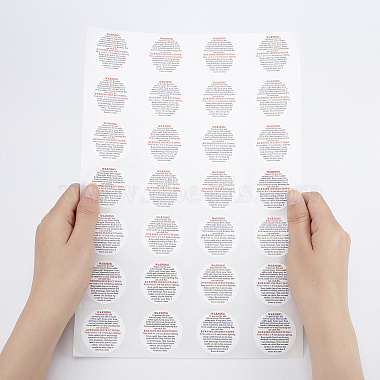 Coated Paper Label Stickers(DIY-PH0013-13)-3
