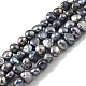 Dyed Natural Cultured Freshwater Pearl Beads Strands(PEAR-A006-03B)-1