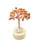 Natural Carnelian Chips Tree Night Light Lamp Decorations(PW-WG63079-05)-1