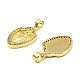 Brass with Cubic Zirconia Pendants(KK-K346-12G)-2