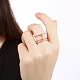Brass Cubic Zirconia Hollow Three Loops Finger Rings For Party(RJEW-BB16282-6RG)-7