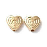 CCB Plastic Beads, Heart, Golden, 9x9.5x3.5mm, Hole: 1.4mm(CCB-P012-05G)