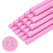 Sealing Wax Sticks, for Retro Vintage Wax Seal Stamp, Pearl Pink, 135x11mm(DIY-WH0003-G20)