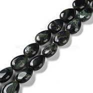 Natural Kambaba Jasper Beads Strands, Flat Teardrop, 13~14x9.5~10x5~5.5mm, Hole: 1.2mm, about 28pcs/strand, 15.16''(38.5cm)(G-K357-A08-01)