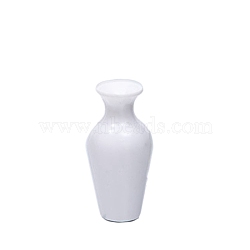 Dollhouse Accessories, Simulation Mini ABS Vase Model, White, 12x28mm(PW-WG42006-01)